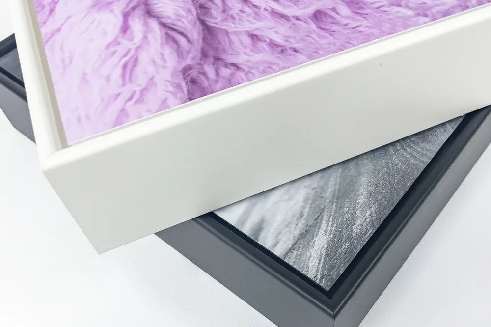 Close-up of Box Frames