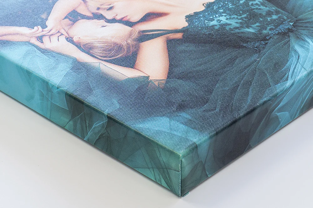 Close-up of Canvas Wraps