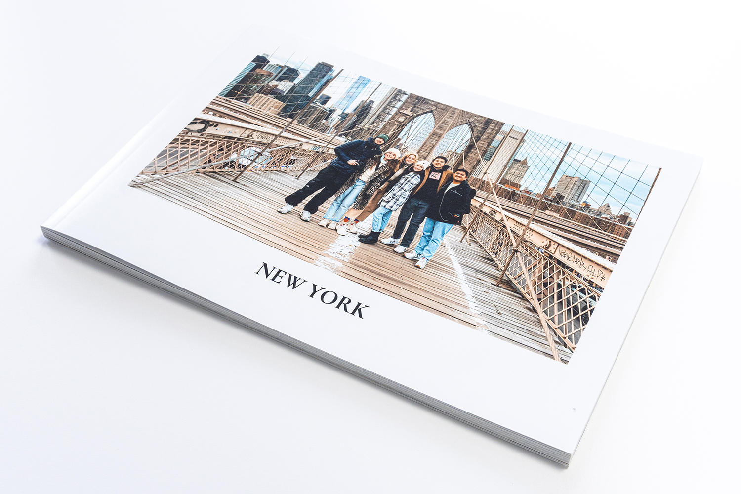 Personalised Australia Soft Image Cover photobook on a coffee table