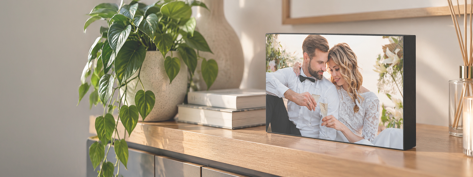 Wooden Photo Panel Close