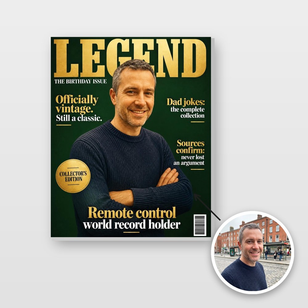 Cover Star: Legend personalised with Masterpiece AI