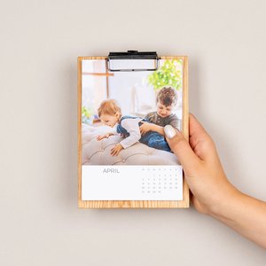 Desk calendar Oak