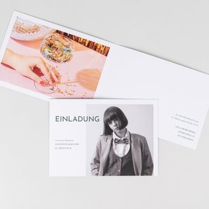 Photo card folded