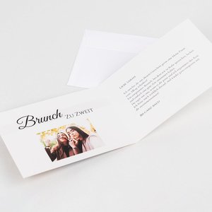 Photo card folded