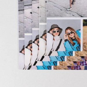 Photo card folded