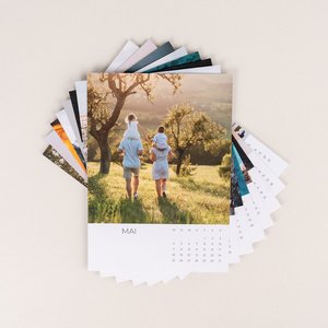 Desk calendar Oak
