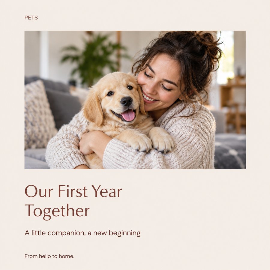 Pets - Our First Year Together
