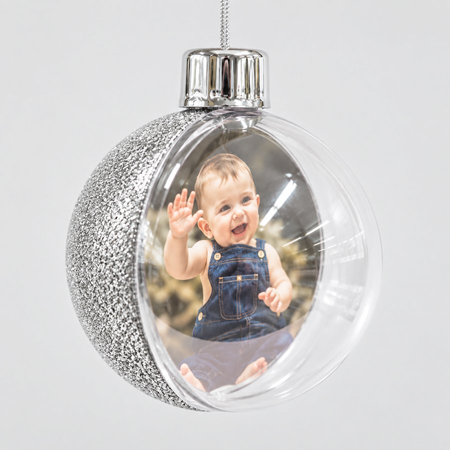 Silver Christmas Bauble