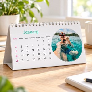 Year in Circles Desktop Calendar