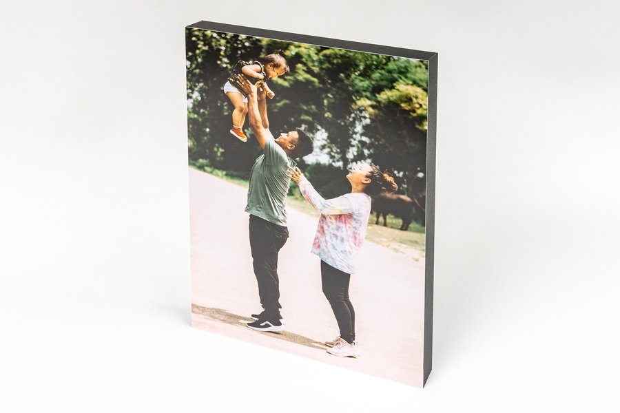 Desktop Wooden Photo Block