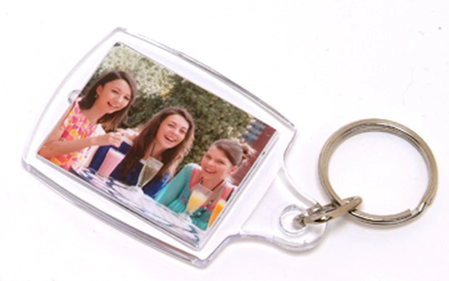 Custom photo keyrings