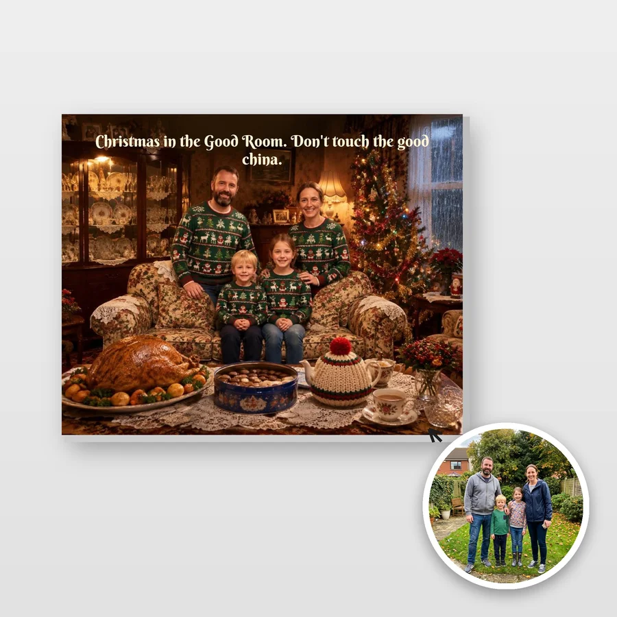 Christmas in the Good Room Photo Tile
