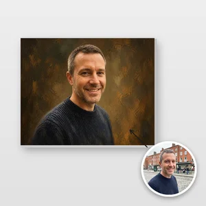 Oil Painting Photo Tile