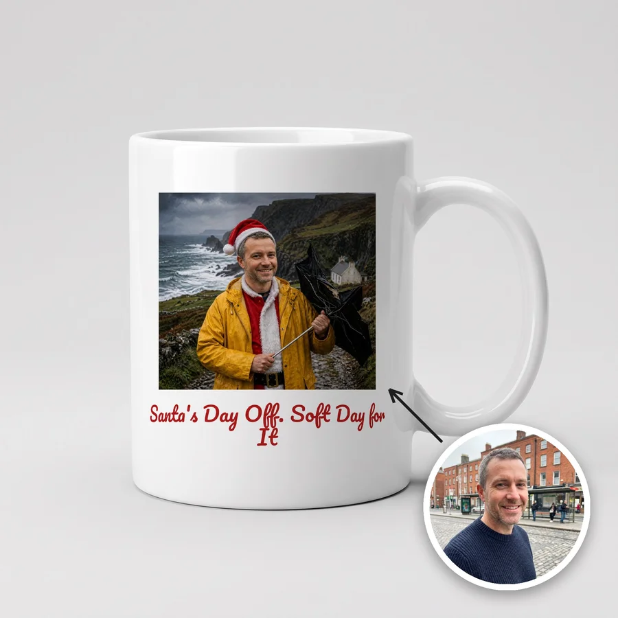 Santa's Day Off Mug