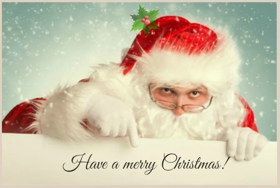 Have a merry Christmas