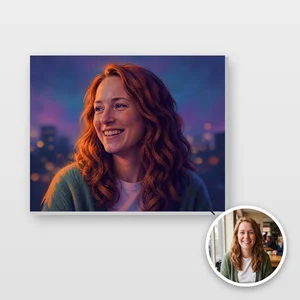 Digital Painting Photo Tile