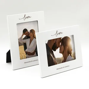 Frame with personalized dedication