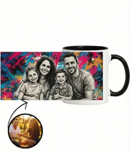 Inside colored mug