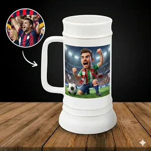 ceramic beer mug 7 dl